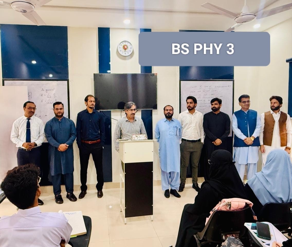 BS Physics 3rd Semester Teacher Day Celebration